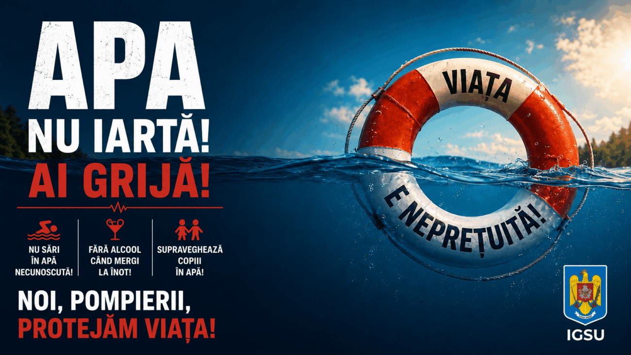 „La scăldat”, dar cu grijă! Apa nu iartă!